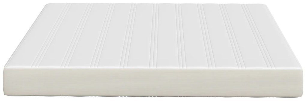 vidaXL Κρεβάτι με ελατήρια Pocket Κρέμ 180x200x20 εκ. Μεσαίας σκληρότητας Φabric