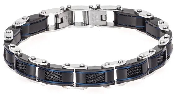 Βραχιόλι Senza Men&#039;s Steel Double Face