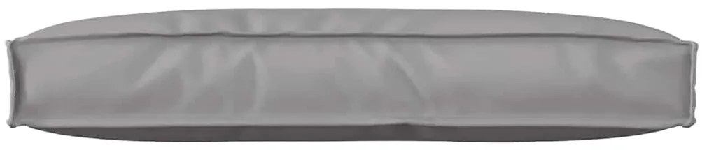 vidaXL Μαξιλάρι παλέτας για πλάτη Γκρι 80 x 40 x 12 cm Ύφασμα Oxford