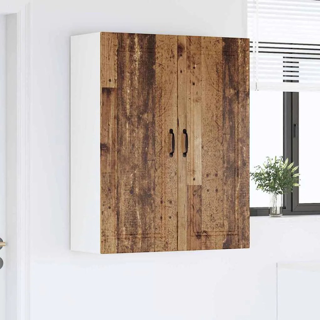 vidaXL Ντουλάπα Κουζίνας με ράφι με πόρτα Παλιό ξύλο 80 x 31 x 100 εκ.