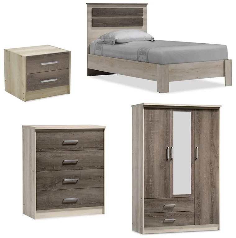 Intrahome Φοιτητικό πακέτο επίπλων υπνοδωματίου DreamCatcher 3 Intrahome σετ 4 τμχ | SKU: INTRAPA-311111831