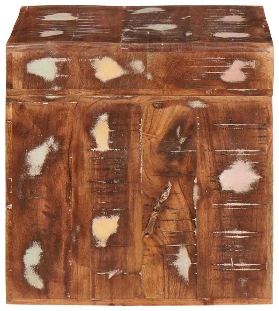 vidaXL Τραπέζι Σαλονιού με Στηρίγματα 3 pcs Καφέ Στερεό Ανακτηθέν Ξύλο