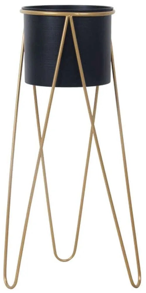 Κασπώ Σε Βάση 19-00-21013 19x55,5cm Gold-Black Marhome Metal
