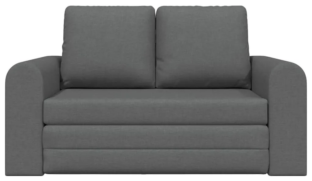 vidaXL Κρεβάτι καναπές Σκούρο γκρι 148 x 71 x 83 εκ. ύφασμα