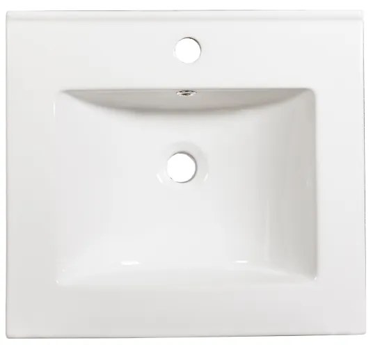 Νιπτήρας SLIM 50 γυαλιστερή πορσελάνη 50x46cm 3WBH050ΡC0