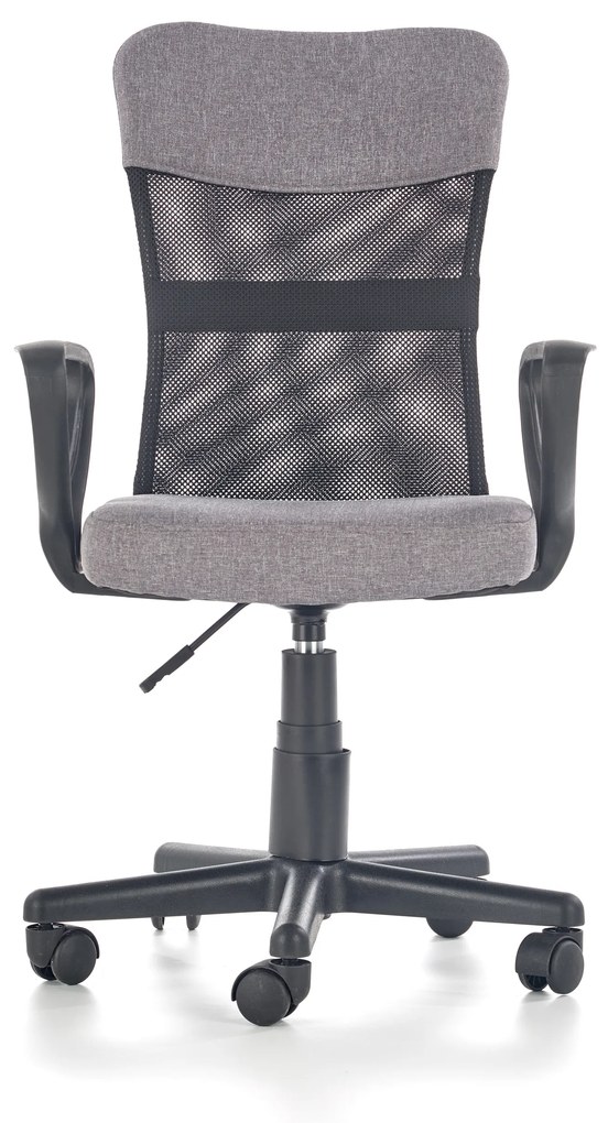 TIMMY o.chair, color: grey / black DIOMMI V-CH-TIMMY-FOT-POPIEL