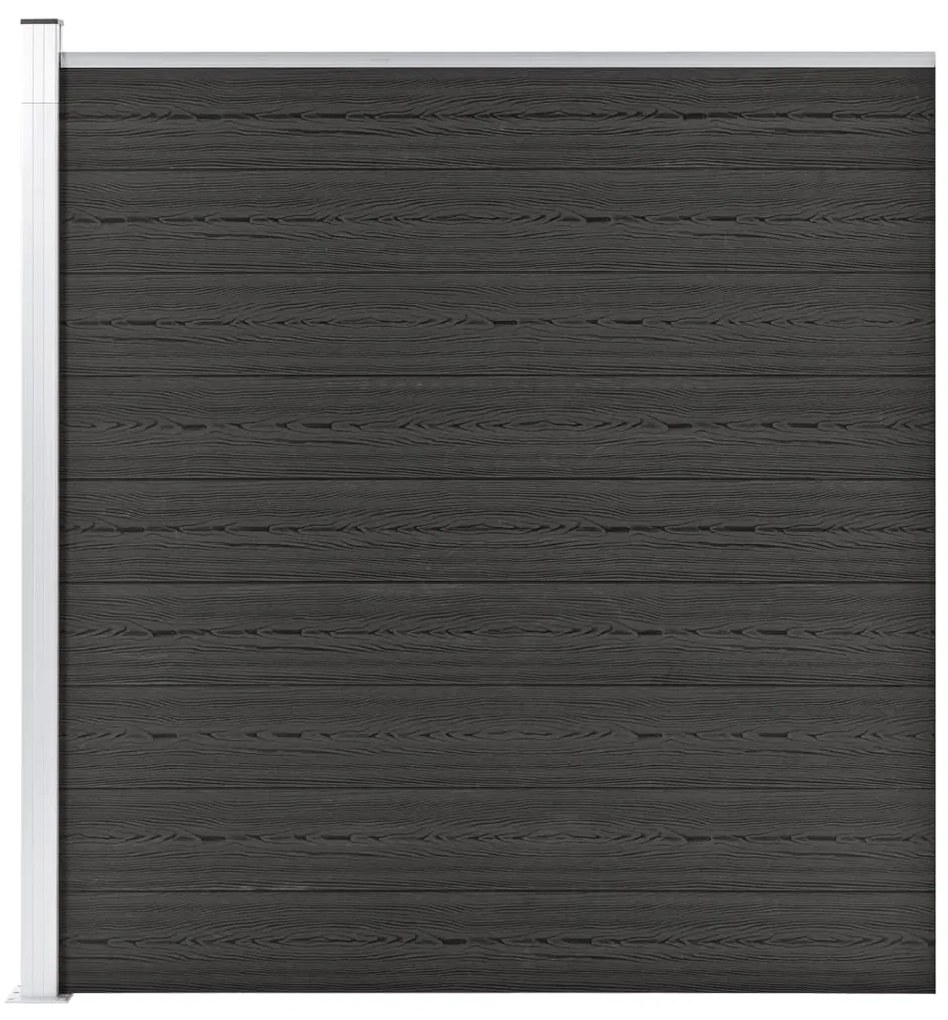 vidaXL Πάνελ Περίφραξης Γκρι 175 x 186 εκ. από WPC