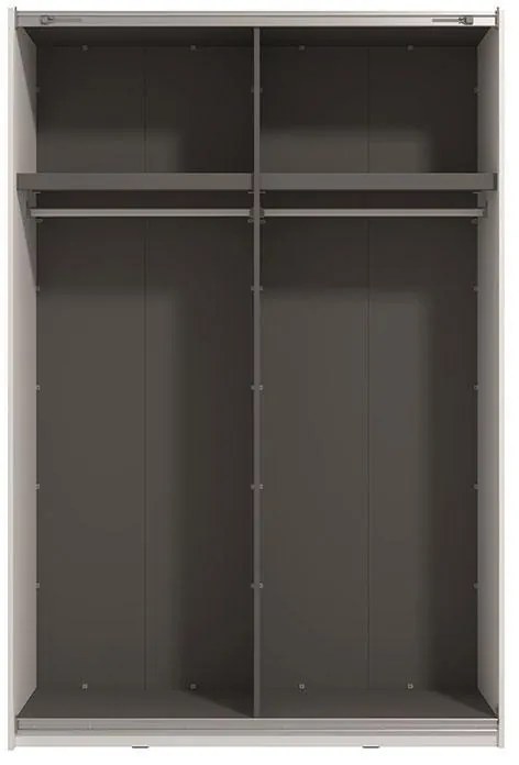 Ντουλάπα Gard 150 OG με Καθρέφτη Λευκό 146x61x218 εκ. 146x61x218 εκ.
