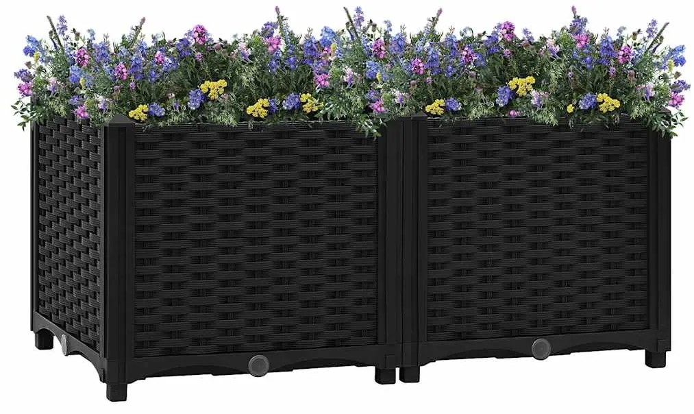 vidaXL Ζαρντινιέρα 80 x 40 x 38 εκ. από Πολυπροπυλένιο