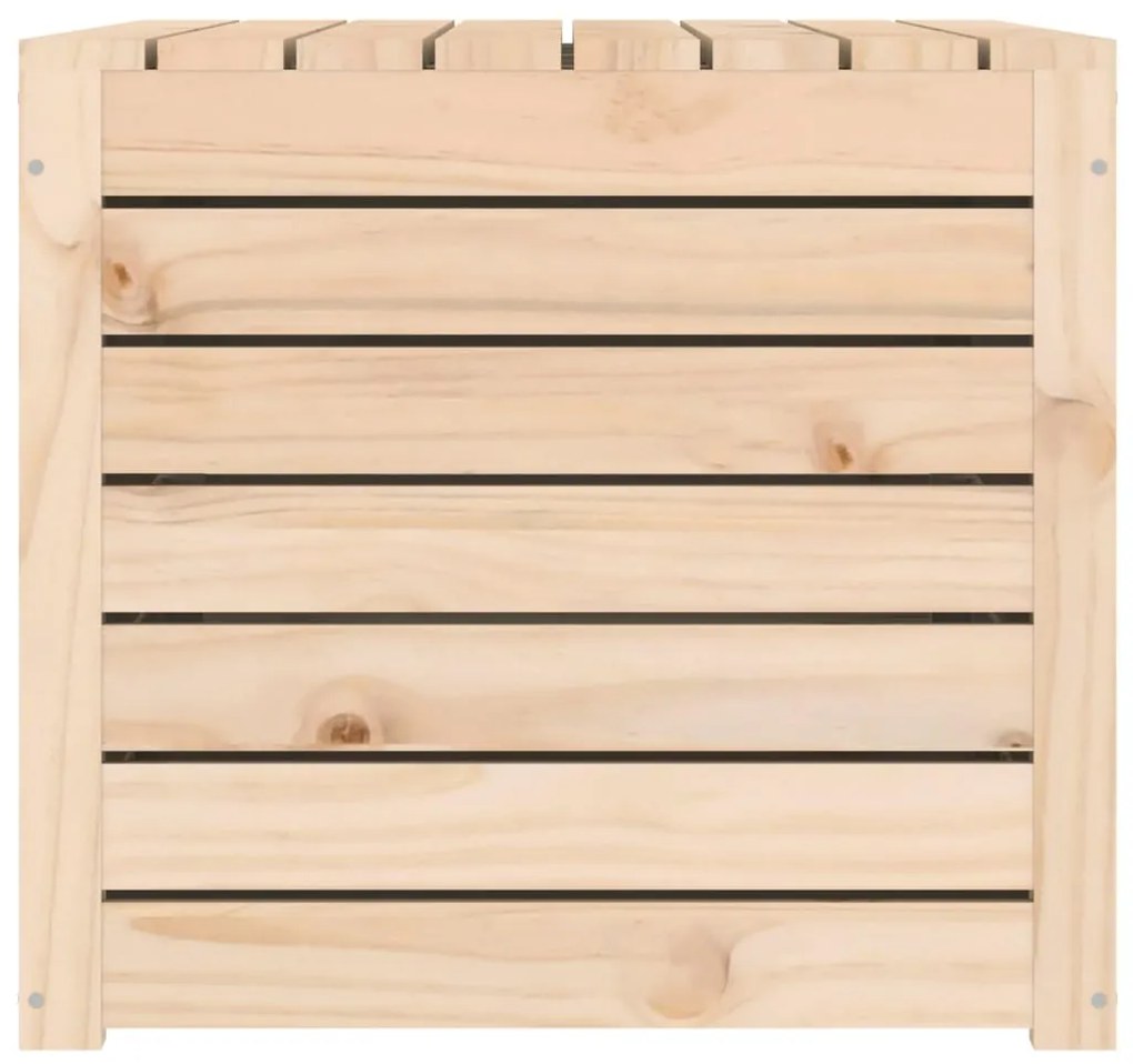 vidaXL Μπαούλο Κήπου 101 x 50,5 x 46,5 εκ. από Μασίφ Ξύλο Πεύκου