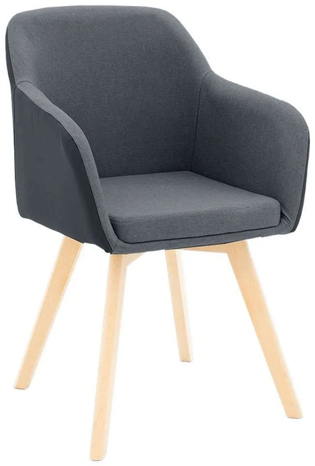 Πολυθρόνα Safira 029-000144 57x58x84cm Black-Natural Ξύλο,PU