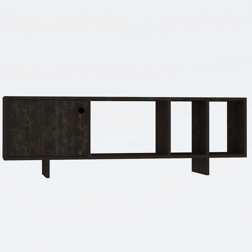 Έπιπλο Τηλεόρασης Folsom 495SSE1613 140x29x45cm Anthracite