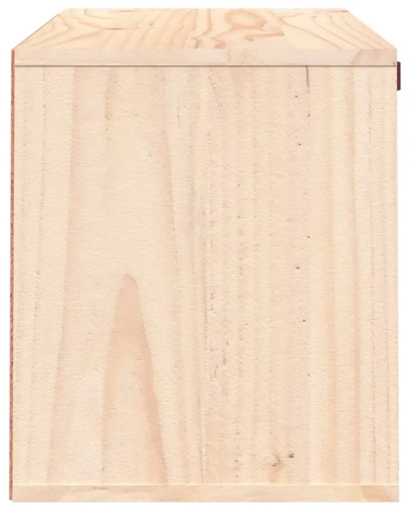 vidaXL Ντουλάπι Τοίχου 60 x 30 x 35 εκ από Μασίφ Ξύλο Πεύκου