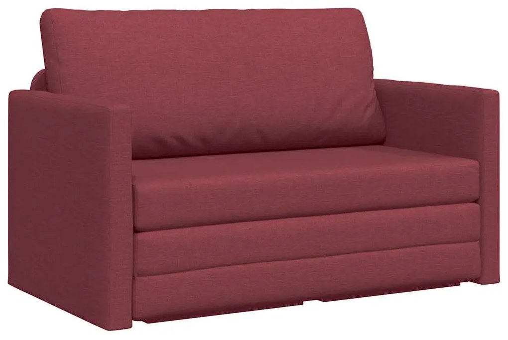 vidaXL Κρεβάτι καναπές Κόκκινο 124 x 71 x 78 εκ ύφασμα