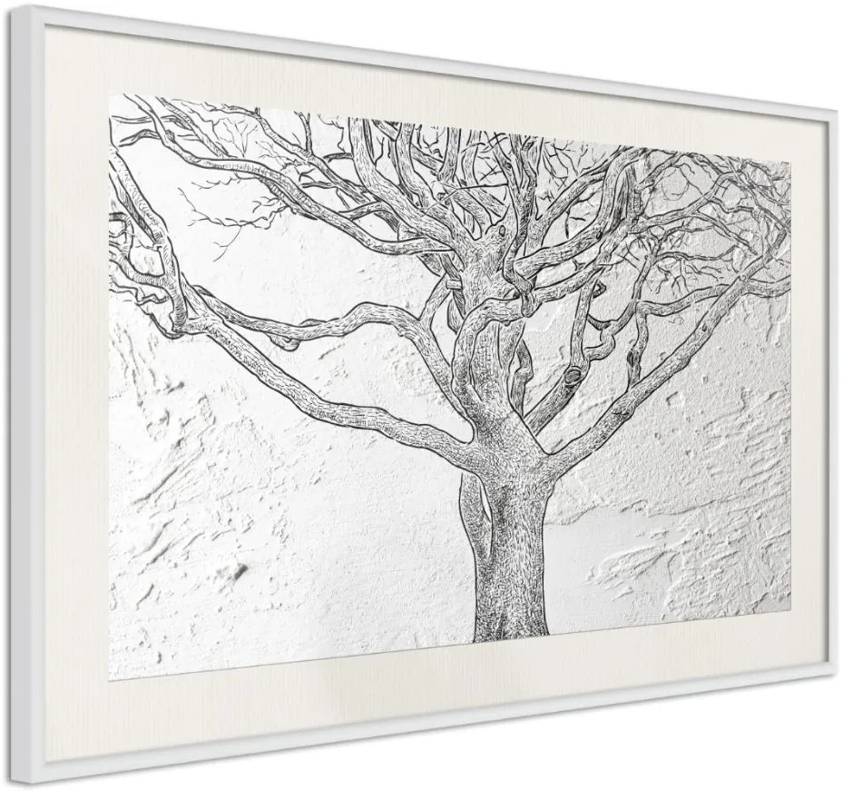 Αφίσα - Tangled Branches - 30x20 - Χρυσό - Χωρίς πασπαρτού