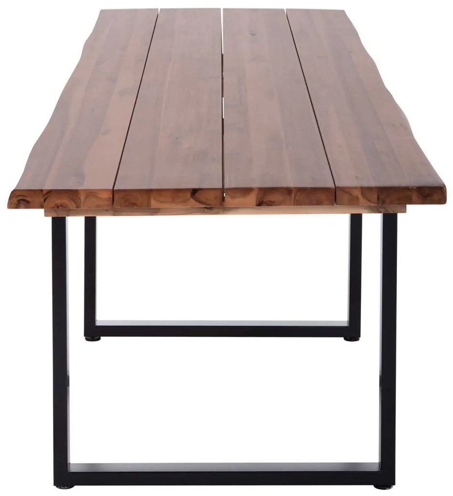 ΤΡΑΠΕΖΙ ΤΡΑΠΕΖΑΡΙΑΣ FRIGGO HM6298.01 ΞΥΛΟ ΑΚΑΚΙΑΣ-3,5εκ πάχος 200x100x77Υεκ.