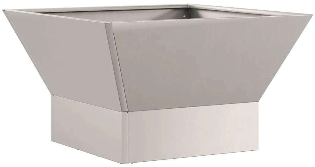 vidaXL Φωτιά Μαύρο 60 x 60 x 35 cm Ατσάλι