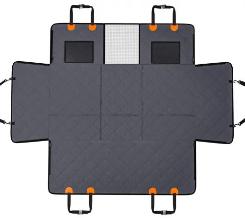 VEVOR 57.4 x 30.3 in Dog Car Seat Cover for Back Seat Waterproof 600D for Truck