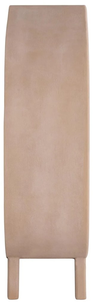 ΡΑΦΙΕΡΑ ΣΕΙΡΑ SANTORINI  MDF ΣΕ ΚΑΦΕ ΧΡΩΜΑ 120x38x133Υεκ.