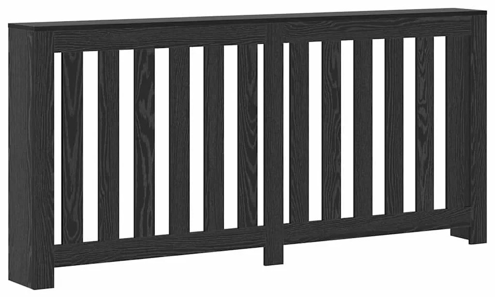 vidaXL Κάλυμμα Θερμαντήρα  Μαύρη Δρυς 175x20x82 cm Ξυλεία