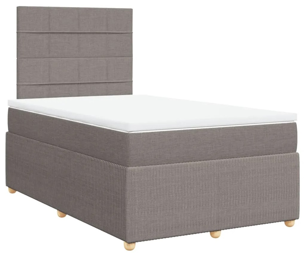 ΚΡΕΒΑΤΙ BOXSPRING ΜΕ ΣΤΡΩΜΑ TAUPE 120X200 ΕΚ. ΥΦΑΣΜΑΤΙΝΟ 3294327