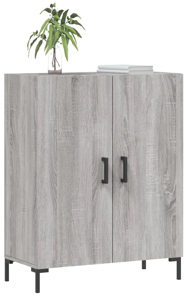 vidaXL Ντουλάπι Γκρι Sonoma 69,5 x 34 x 90 εκ. από Επεξεργασμένο Ξύλο