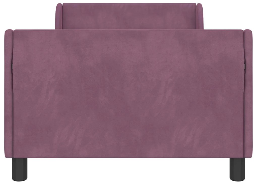 vidaXL Κρεβάτι Παιδικής Κρεβατοκάμαρας με Κεφαλάκι Μοβ 80 x 200 cm