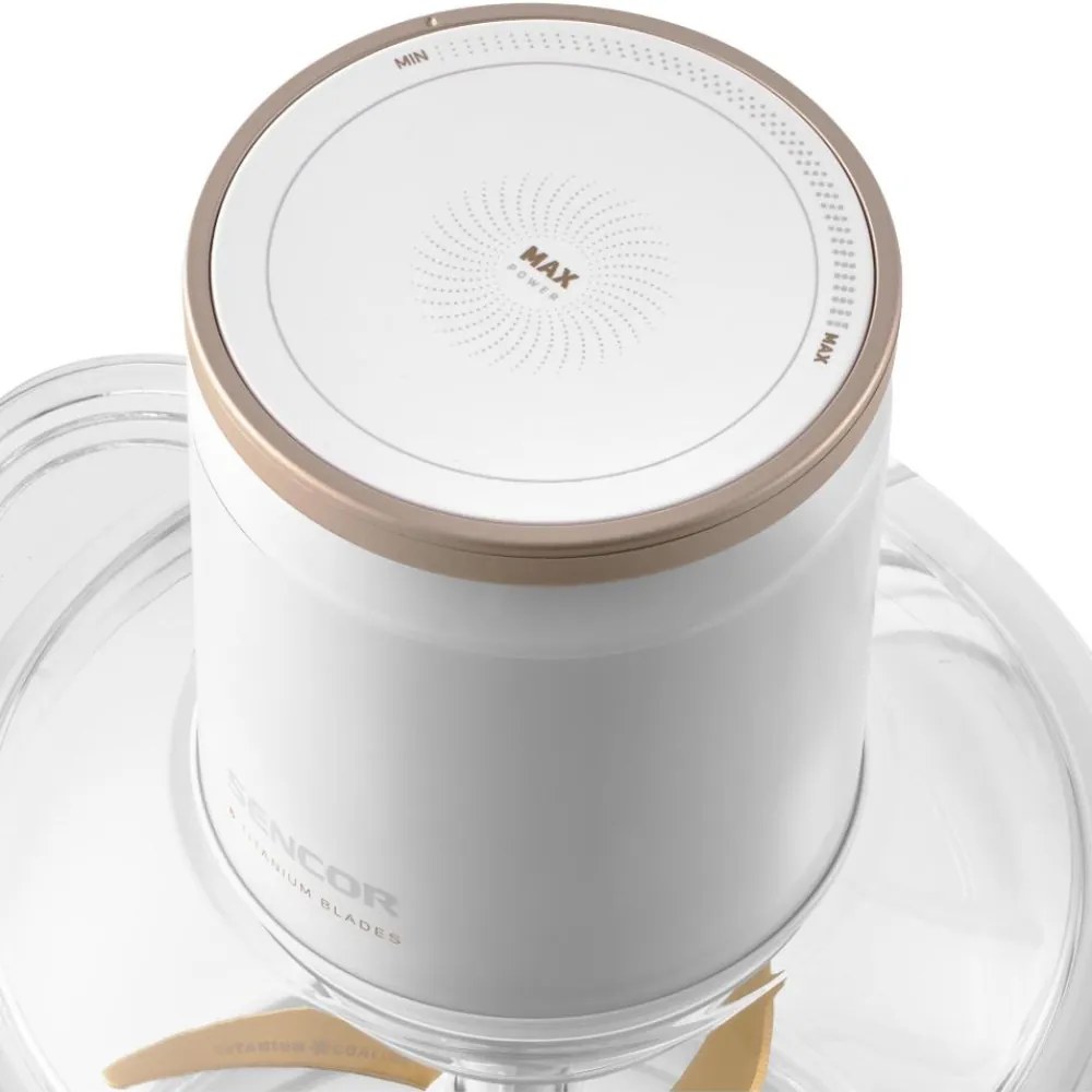 Πολυκόπτης Multi με Γυάλινο Δοχείο & 6 Λεπίδες Τιτανίου 3000ml 800W Sencor SCB 7000WH Λευκός