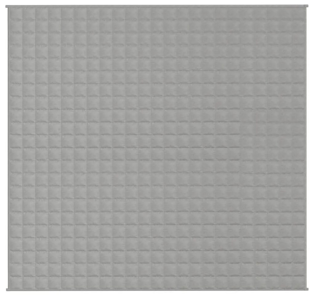 vidaXL Κουβέρτα Βαρύτητας Γκρι 220 x 230 εκ. 11 κ. Υφασμάτινη