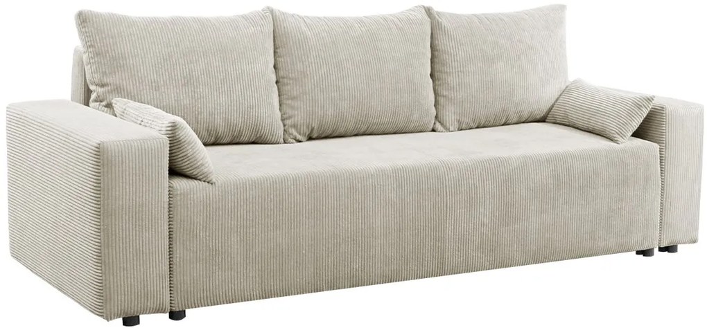 Καναπές Livorno τριθέσιος-Ekrou - 250.00Χ94.00Χ90.00cm
