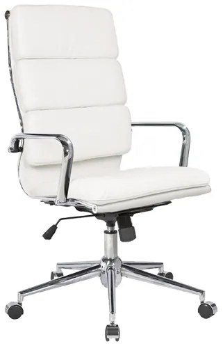 Πολυθρόνα BF4800 PU Άσπρο 55x63x108/116cm