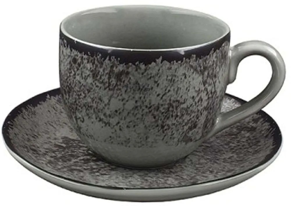Φλυτζάνια Καφέ (Σετ 6Τμχ) PR18274610 90ml Grey Oriana Ferelli® Porcelain