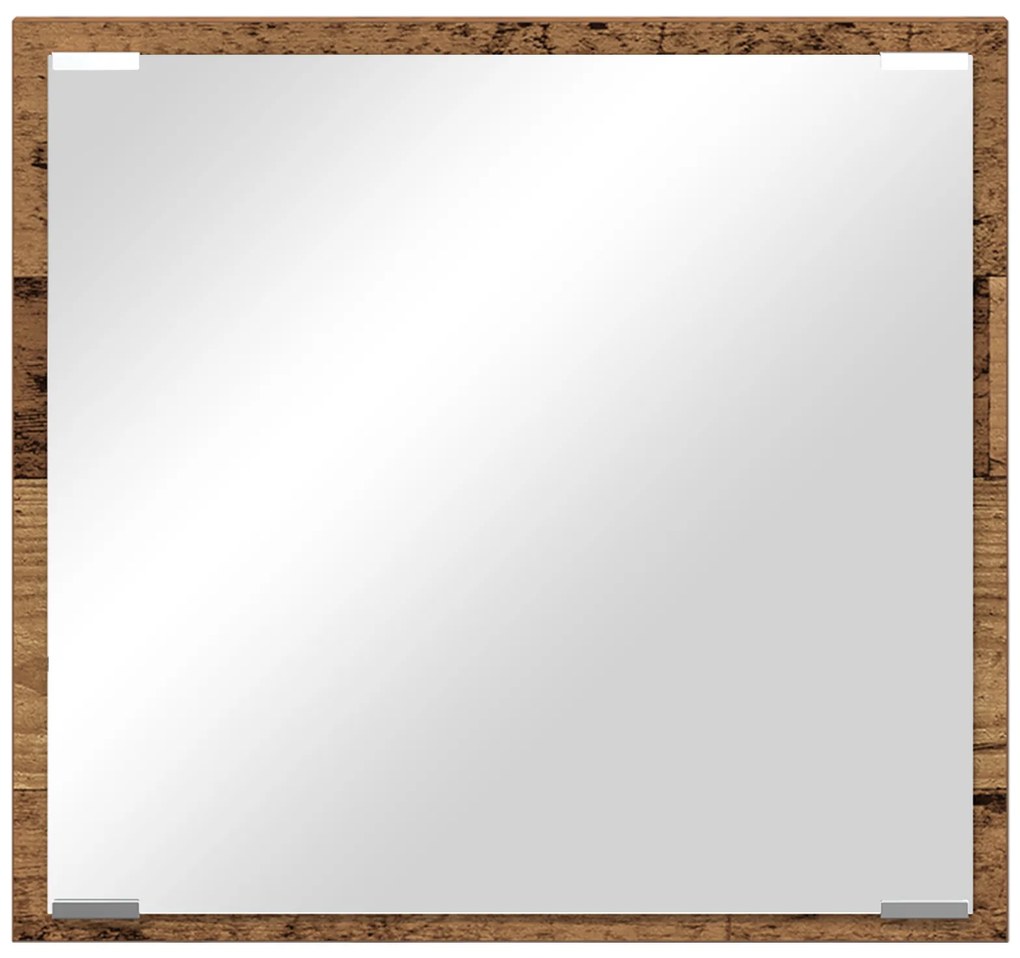 vidaXL LED Καθρέφτης Μπάνιου Γέρες Ξύλο 40x8.5x37 εκ.