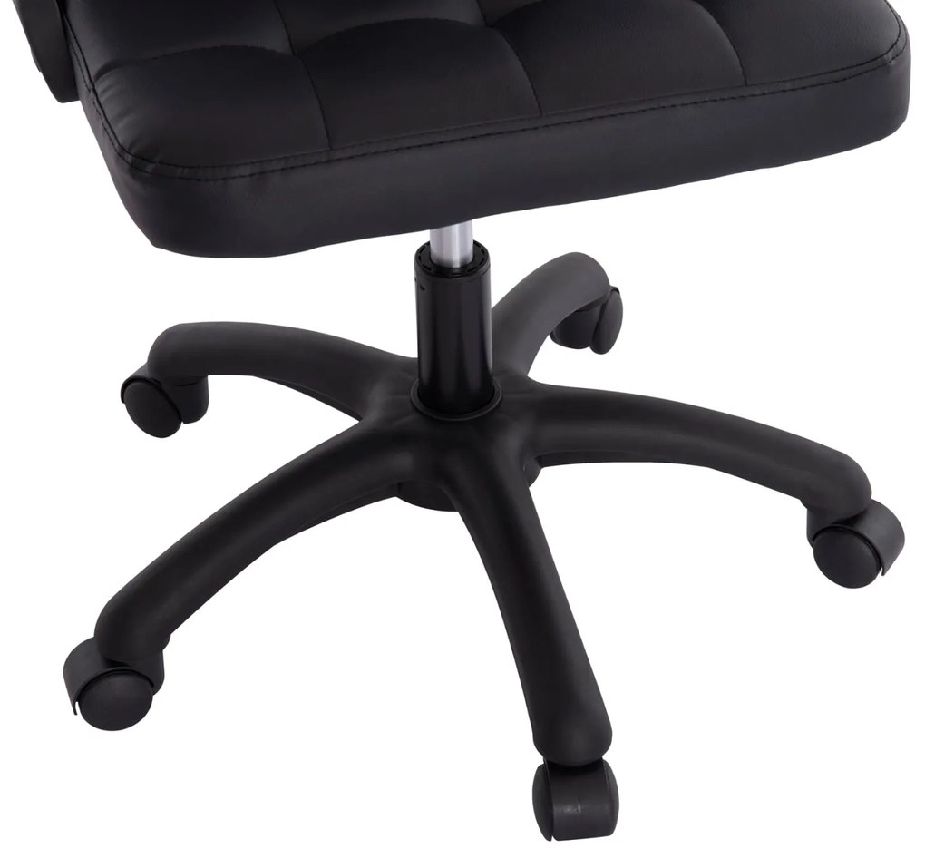 ΚΑΡΕΚΛΑ ΓΡΑΦΕΙΟΥ PORTIMA  ΜΑΥΡΟ PVC-NYLON ΣΚΕΛΕΤΟΣ &amp; ΒΑΣΗ 69x53x98Υεκ.