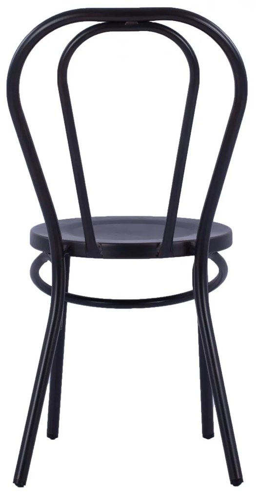 Καρέκλα CONRAD C5557.01 Αλουμινίου Τύπου Βιέννης Μαύρο Rusty 42x52x88,5 εκ. 6αδα 42x52x88.5 εκ.