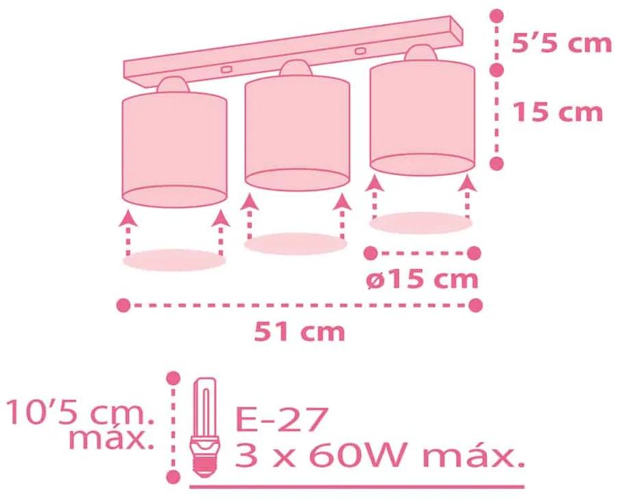 Colors Pink τρίφωτο οροφής (62003[S]) - 62003S