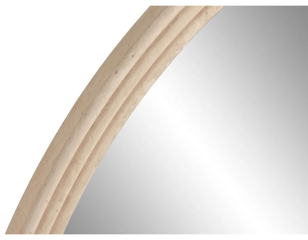 Τοίχο καθρέφτη Home ESPRIT Μπεζ Φυσικό Scandi (x2)