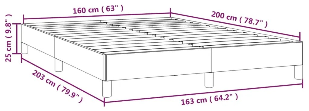 Σκελετός Κρεβατιού Χωρίς Στρώμα Πράσινο 160x200εκ. Βελούδινο 346985