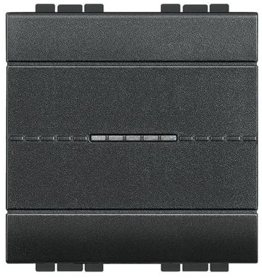 Διακόπτης 2 Στοιχείων 10Α Γραφίτης Bticino Axial L4051M2AN Legrand-L4051M2AN-Ανθρακί L4051M2AN