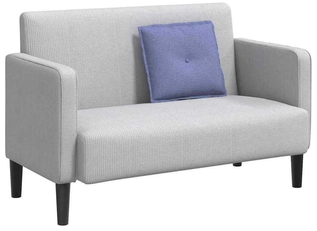 vidaXL Μαξιλάρι Πλάτης Μπλε τζην 50 x 19 x 45 εκ ύφασμα