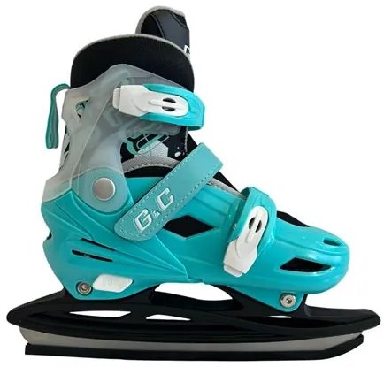 Αυξομειούμενα Rollers G&C BW125 ΣΕΤ 4 ΣΕ 1 INLINE SKATES Μπλε/Μαύρο Small (31-34)