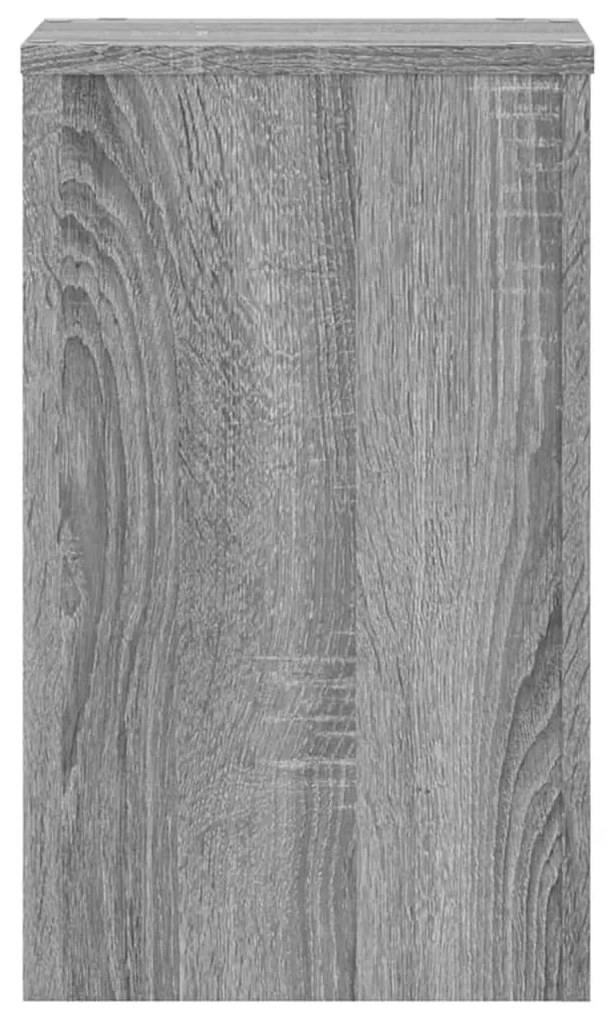 Βάσεις Φυτών 2 Τεμ. Γκρι Sonoma 30x30x50 εκ. Επεξεργασμένο Ξύλο - Γκρι