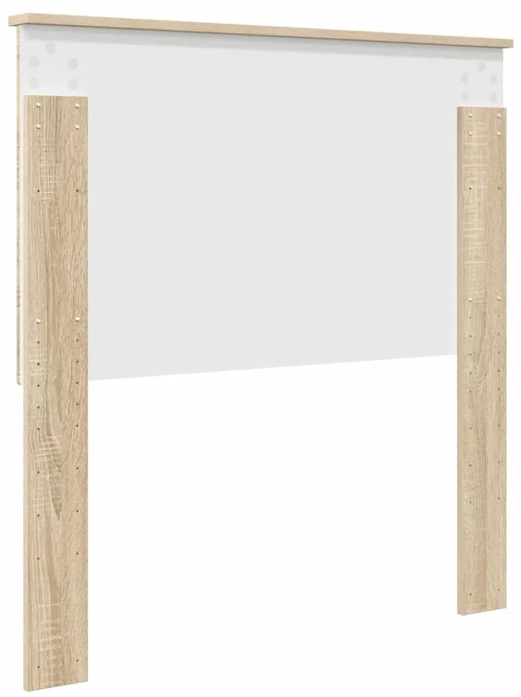 vidaXL Κεφαλάρι με κεφαλάρι Δρύς Sonoma 90 cm Επεξεργασμένο ξύλο