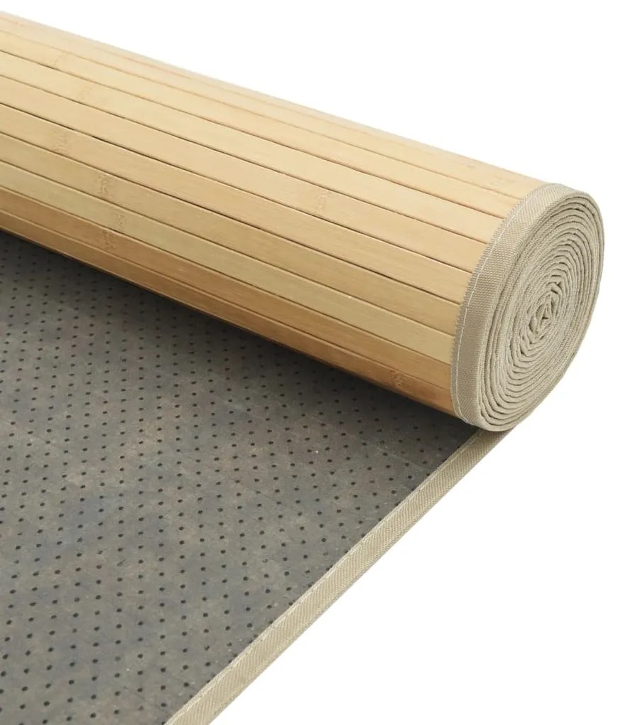 vidaXL Χαλί Ορθογώνιο Ανοιχτό Φυσικό 70 x 300 εκ. Μπαμπού