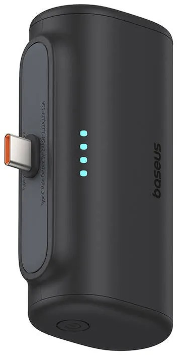 Powerbank Baseus Compact 5000mAh, 20W, USB-C (czarny)