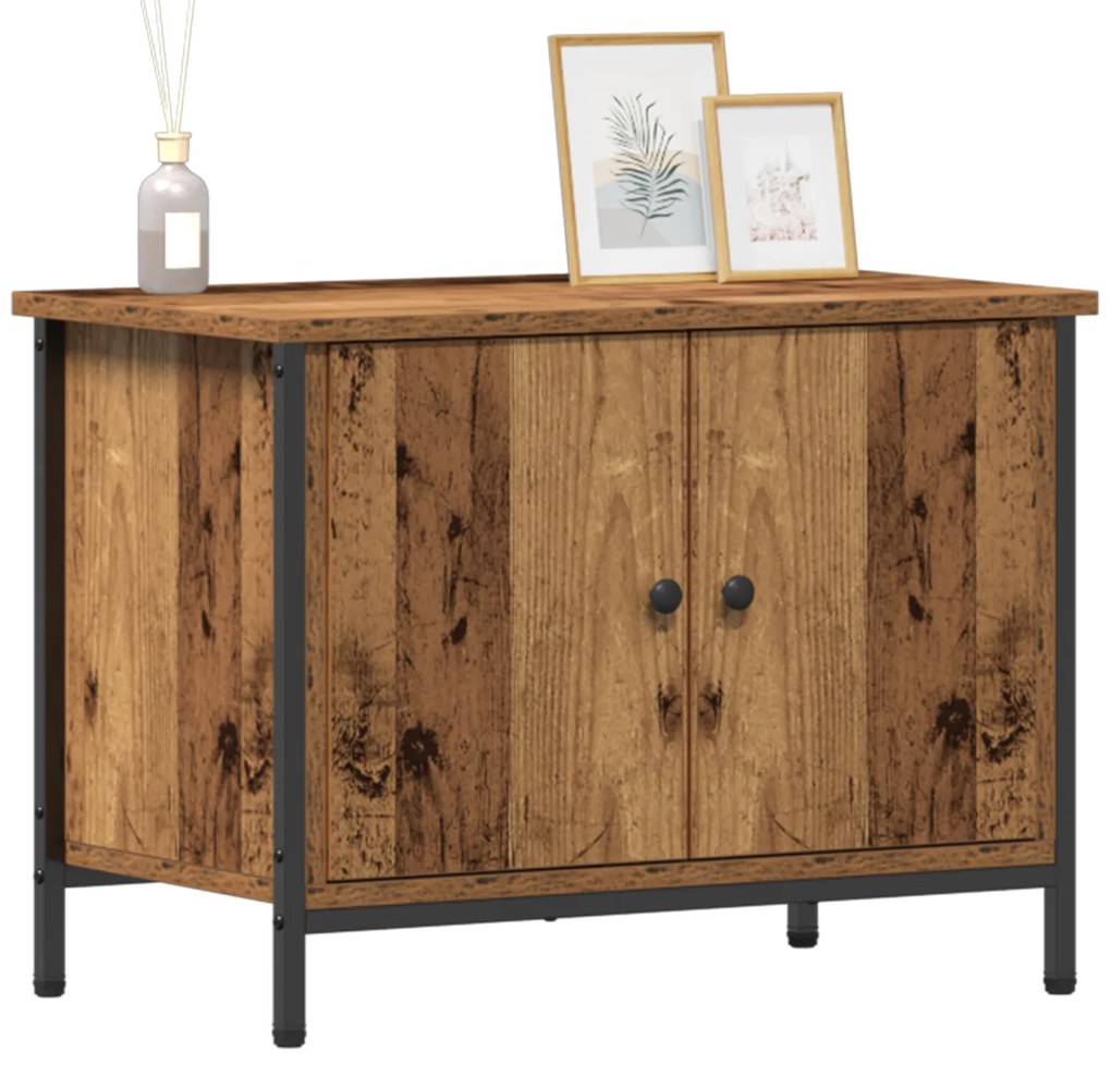 vidaXL Old Wood TV Stand Παλιό ξύλο Ξύλο 60 x 35 x 45 εκ. Ανθεκτική