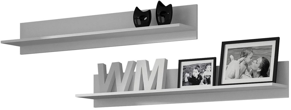 Σετ δύο ραφιών Soho-Λευκό