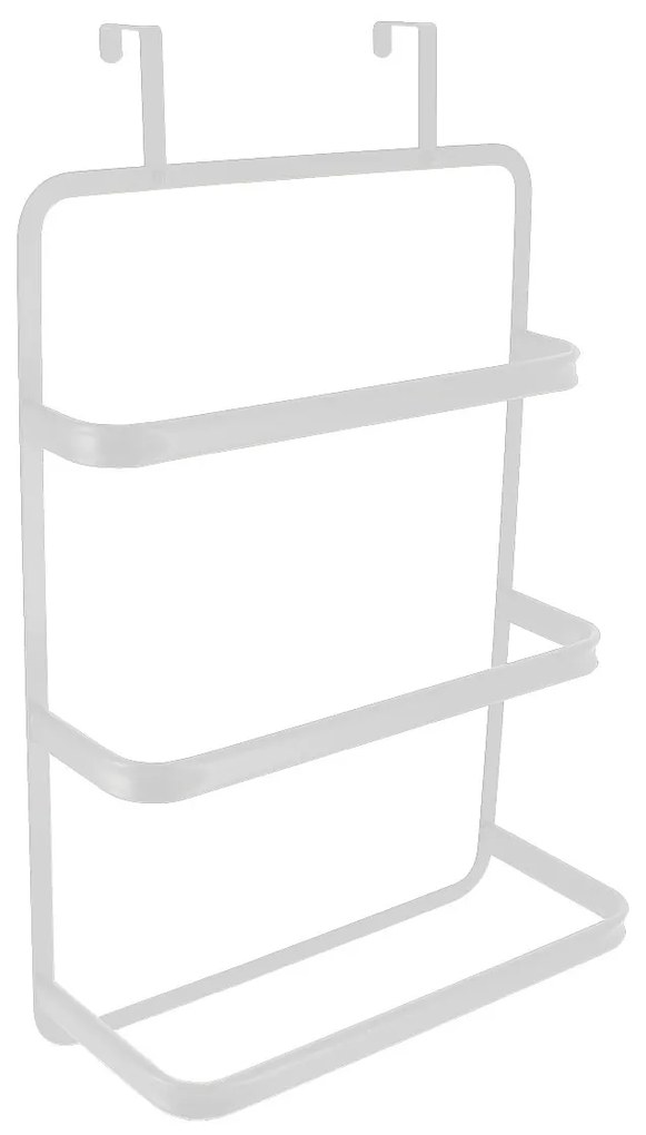 Κρεμάστρα Πόρτας Με 3 Ράγες (42x22x69) T-D 98115100 White