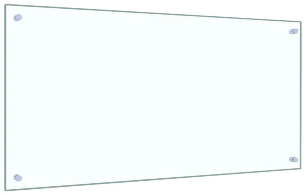 vidaXL Πλάτη Κουζίνας Διαφανής 100 x 50 εκ. από Ψημένο Γυαλί