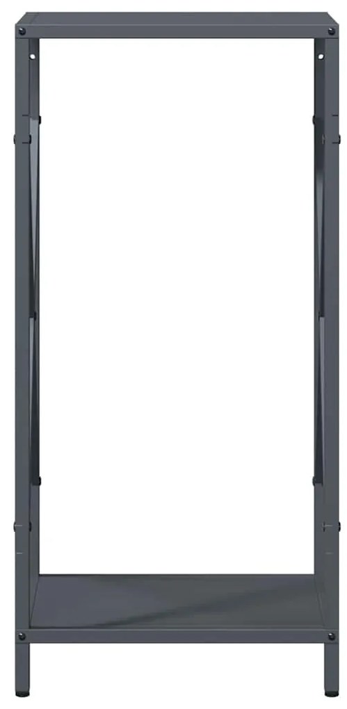 Ράφι για καυσόξυλα Ανθρακί 34x25x70 cm Ατσάλι ψυχρής έλασης 864321
